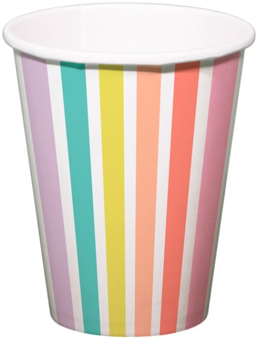 Чашки Folat - Пастелни ивици, 6 бр.