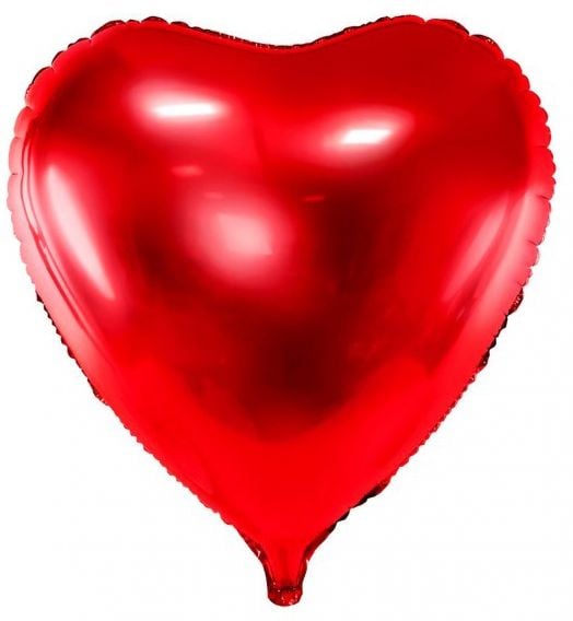 Фолиев балон PartyDeco - Сърце, 72 х 73 см.