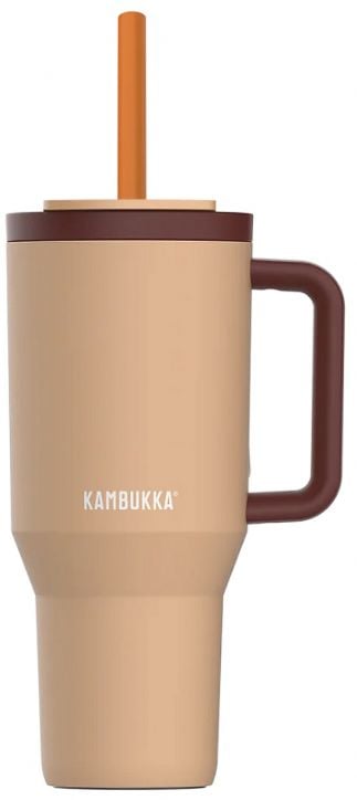 Стоманена термочаша Kambukka Rio Almond, 0.950 л.
