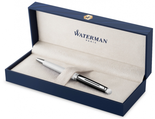 Химикалка Waterman Hemisphere Black White CT