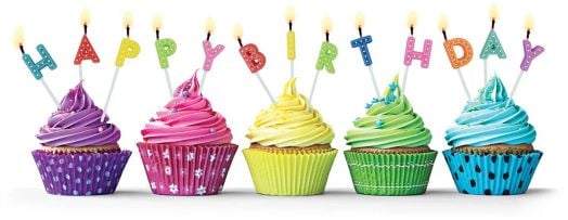 Свещи за рожден ден Legami - Happy Birthday