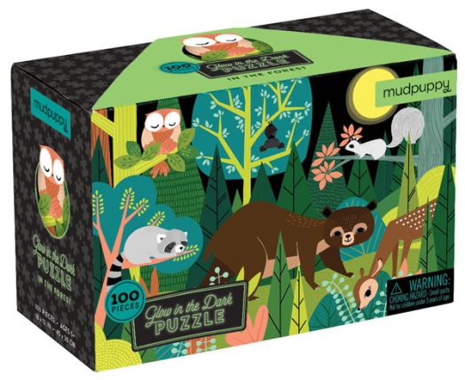 Детски светещ Mudpuppy: Горски обитатели, 100 части