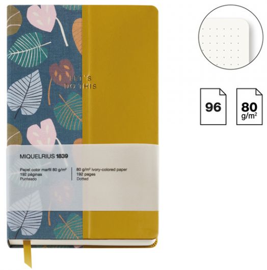 Тефтер Miquelrius Autumn Leaves Green-Ochre