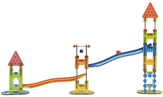 Рицарски замък с топчета Goki