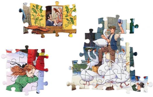 Пъзел Laurence King: A Book Lover's Christmas, 1000 части