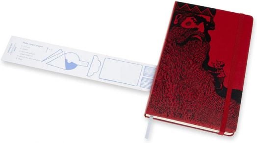 Класически тефтер Moleskine Pinocchio Mangiafuoco с твърди корици и нелинирани страници