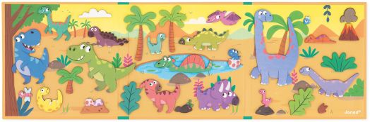 Магнитни истории Janod - Динозаври