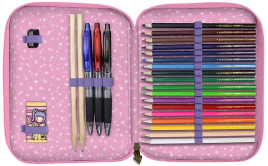 Ученически несесер Gorjuss First Prize с две отделения, пълен