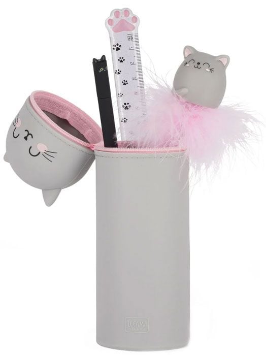 2-в-1 силиконов несесер Legami Kawaii - Kitty