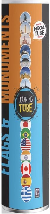 Образователна игра Learning tube - Флагове и забележителности