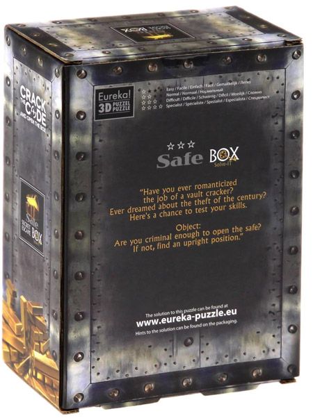 3D пъзел Eureka - Secret Escape Box Safe Treasure