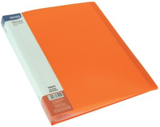 Папка Spree Diamond с 10 джоба А4, оранжева