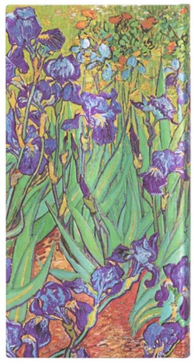 Тефтер Paperblanks - Van Gogh's Irises Slim, 9.5 х 18 см.