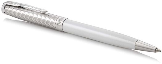Химикалка Parker Royal Sonnet Premium Metal & Pearl CT