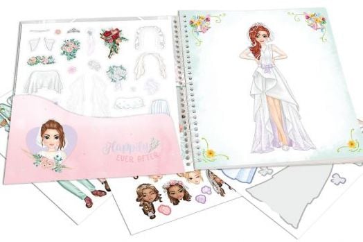 Книжка със стикери Top Model - Wedding