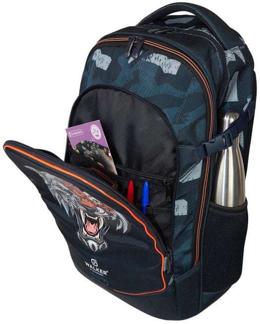 Ученическа раница Schneiders Walker Fame 2.0 - Cyber ​​Tiger
