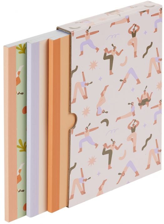 Комплект тефтери Miquelrius Inhale Exhale, 3 бр.