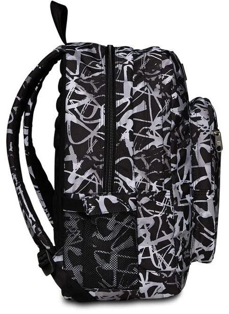 Ученическа раница Seven Freethink Steel Grey с две отделения и USB порт