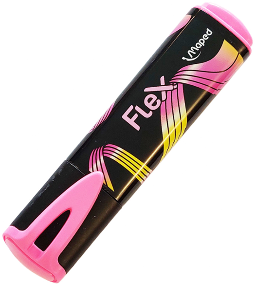 Текстмаркер Maped Fluo Peps Black Flex, розов
