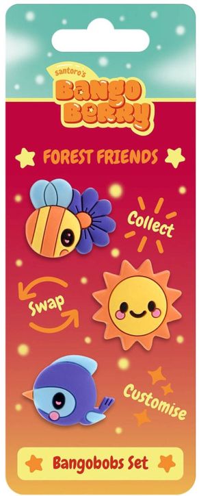 Комплект аксесоари Santoro Bangoberry Bangobob Forest Friends, 3 бр.