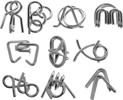 Комплект 3D метални пъзели Eureka, зелена кутия