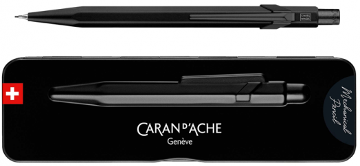 Автоматичен молив Caran d'Ache 849 Black Code, черен