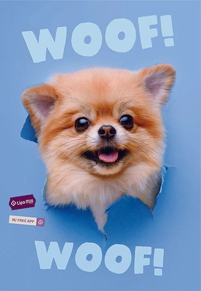 Тетрадка Mar Mar Woof A4, 40 листа с широки редове