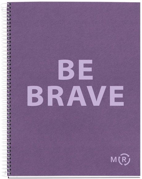 Тетрадка Miquelrius Be Eco A4 със спирала, 80 листа на точки, аметист