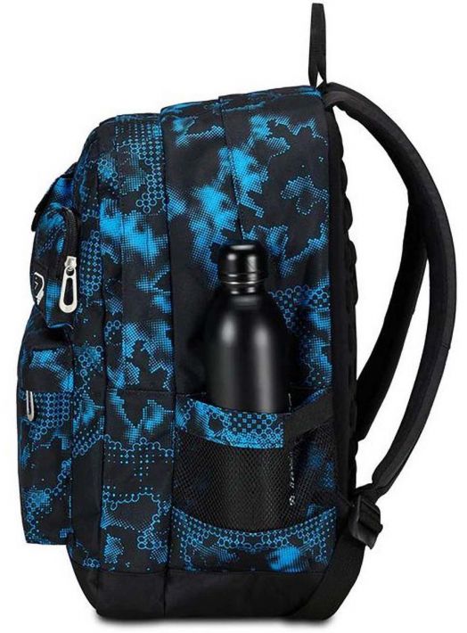 Ученическа раница Seven Pro XXL Pockets PixelSphere и безжични слушалки