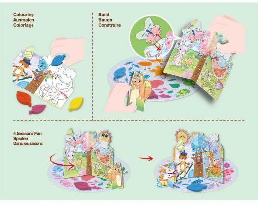 Творчески комплект Avenir - Рисувай с пастели, Сезоните