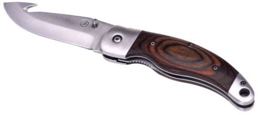 Сгъваем нож Laguiole Hunting knife, с кожен калъф