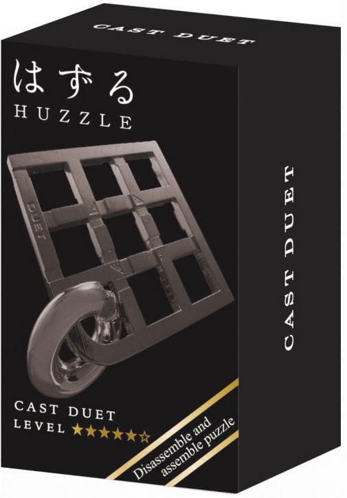 3D пъзел Eureka Hanayama Cast Mini Huzzle Duet Black