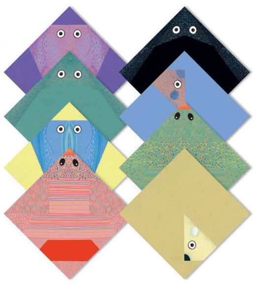 Комплект за оригами Djeco: Полярни животни