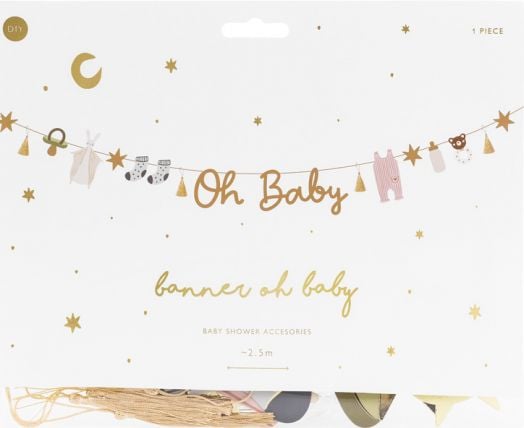 Гирлянд PartyDeco - Oh Baby