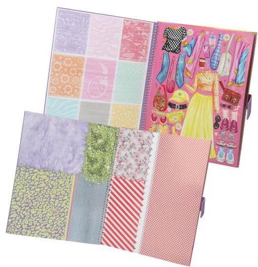 Книжка за оцветяване Top Model - Създай своя топ модел