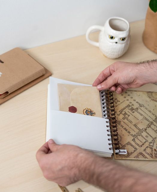 Тефтер Grupo Erik - Harry Potter The Marauders Map със спирала А5