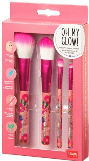 Четки за грим Legami Oh My Glow - Flowers