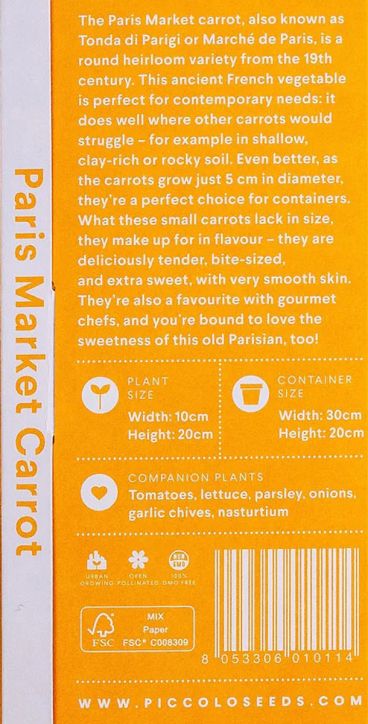 Семена за морков Piccolo