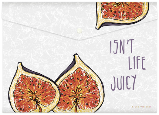 Папка с копче A4 Bruno Visconti - Life Juicy