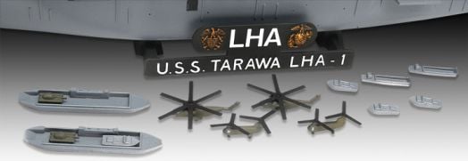 Сглобяем модел - Щурмови Американски кораб Tarawa LHA-1