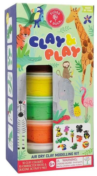 Творчески комплект с пластилин Floss & Rock - Джунгла