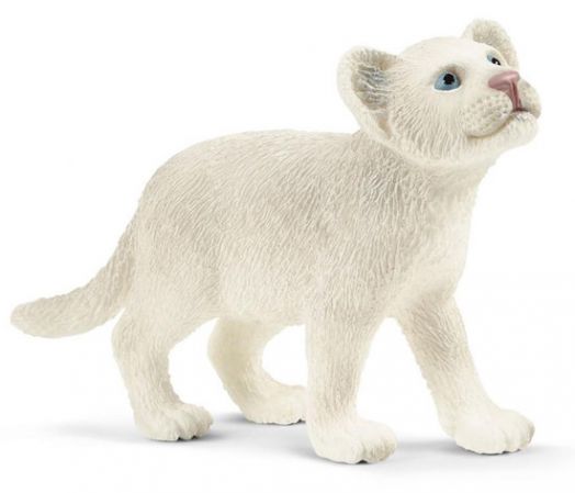Комплект Schleich: Бяла майка лъвица с малки