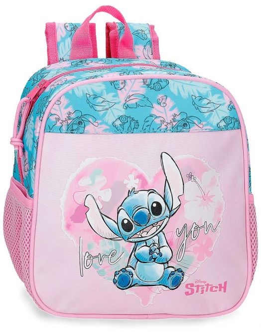 Малка детска раничка Stitch Heart, 25 см.