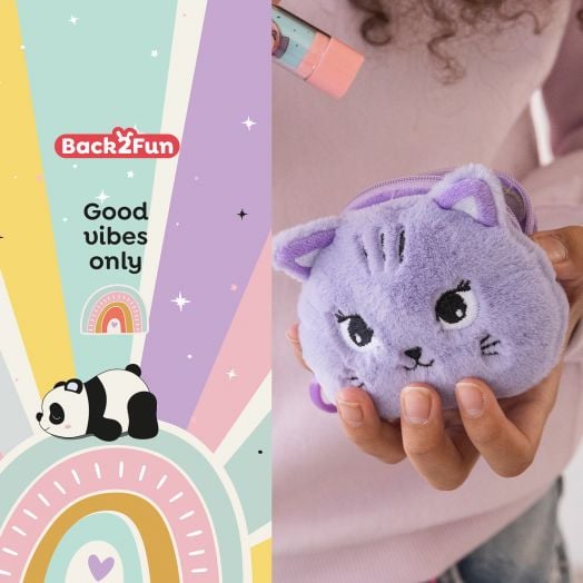 Портмоне за монети Miquelrius Back2Fun Fluffy, коте