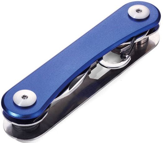 Ключодържател Troika Clever Key, син