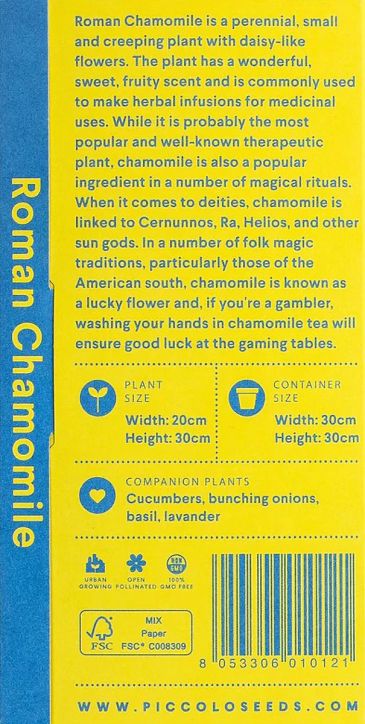 Семена за флорални чайове Piccolo, 3 вида