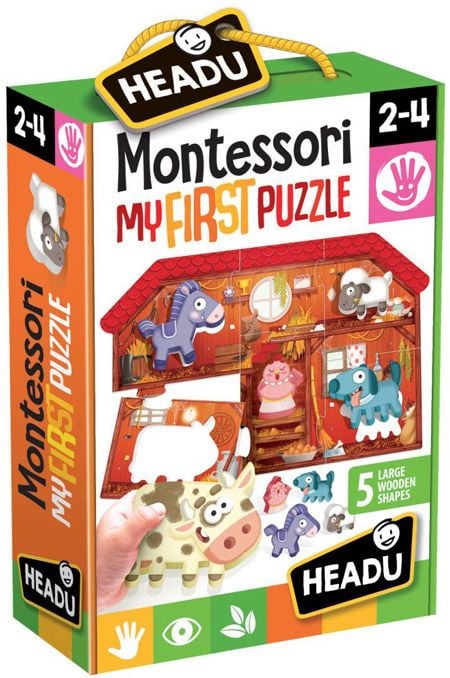 Образователен пъзел Headu - Моят първи: Ферма