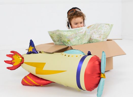 Фолиев балон PartyDeco - Самолет