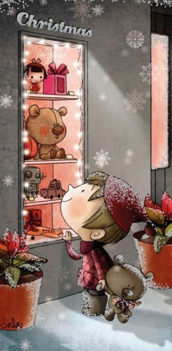 Коледна картичка за пари 