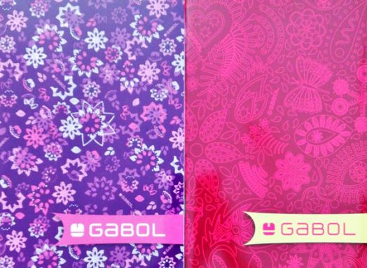 Тетрадка Gabol А4, 80 листа с широки редове, за момичета